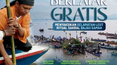 FBS 2026, Masyarakat Diajak Berlayar Gratis Saksikan Ritual Sakral ‘Selamatan Leut’ Bajau Samah