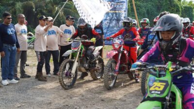 Sambut Hari Bhayangkara ke-80, 450 Rider Jajal Jalur Ekstrem Trabas Explore Pulau Laut 2026