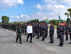 Tingkatkan Infrastruktur Desa Tanjung Lalak Selatan, Kotabaru Resmi Buka TMMD ke-129