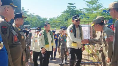 Kotabaru Tuan Rumah Penyelenggaraan Apel Pasukan Kesiapsiagaan Satpol PP & Damkar se-Kalsel