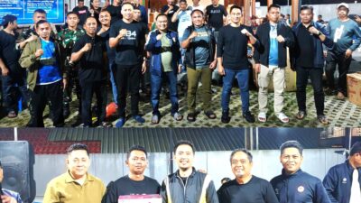 Ketua KONI Kotabaru Siapkan Lokasi Nobar Final Piala Dunia; Kapolres Baru, Danyon hingga Danlanal Turun Tangan