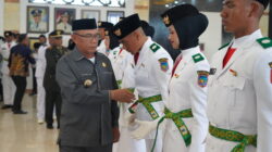 Sambut HUT ke-81 RI, Bupati Muhammad Rusli Kukuhkan 42 Anggota Paskibraka 2026