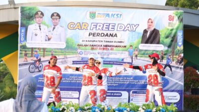 Meriahkan HUT ke-81 RI, Pemkab Tanah Bumbu Gelar Car Free Day Perdana 2026