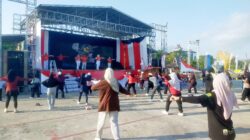 Antusiasme Tinggi! Ratusan Warga Padati Siringlaut Kotabaru untuk Senam Massal Akhir Pekan