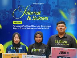 Harumkan Nama Daerah, Tiga Pemuda Kotabaru Sabet Gelar Wiramuda Berprestasi Kalsel 2026