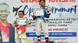 Top! Siswa SD Kotabaru Raih Medali Emas di Taekwondo Academy Championship Open Tournament Banjarmasin