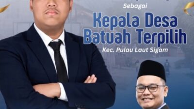 Awaludin Ucapkan Selamat ke Rama Dirgamantara Aziz, Kades Batuah Terpilih: “Emban Amanah untuk Kemajuan Desa”