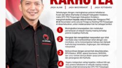 Waspada Karhutla, DPC PDI Perjuangan Kotabaru Terbitkan Instruksi Resmi ke Seluruh Kader