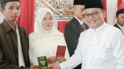 Hadiri Milad ke-8 Nikah Massal Kotabaru, Wakil Ketua DPRD Awaludin Dorong Penguatan Solidaritas Sosial