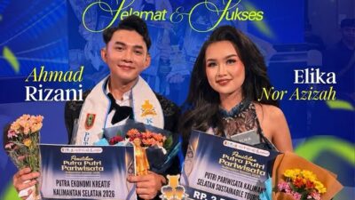 Bawa Harum Nama Daerah, Wakil Kotabaru Borong Prestasi di Ajang Putra-Putri Pariwisata Kalimantan Selatan 2026