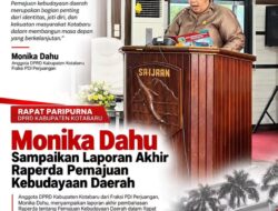 Sampaikan Laporan Akhir Raperda Kebudayaan, Monika Dahu Tekankan Pentingnya Jati Diri Kotabaru