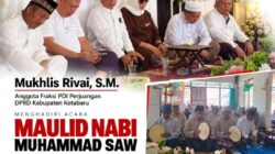 Hadiri Peringatan Maulid Nabi di Kelumpang Barat, Mukhlis Rivai Ajak Warga Teladani Akhlak Rasulullah