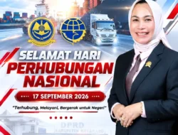 Ketua DPRD Kotabar Sampaikan Selamat Hari Perhubungan Nasional 2026: “Terhubung, Melayani, Bergerak untuk Negeri”