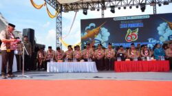 Peringatan Hari Pramuka ke-65 di Kalsel Berlangsung di Wisata Siring Laut Kotabaru