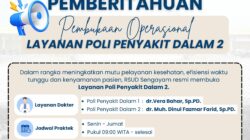 RSUD Sengayam Resmi Buka Poli Penyakit Dalam 2