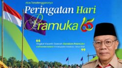 Pesan Kadisparpora Kotabaru di Hari Pramuka ke-65: Pramuka Wadah Cetak Generasi Tangguh dan Berkarakter