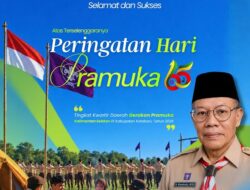 Pesan Kadisparpora Kotabaru di Hari Pramuka ke-65: Pramuka Wadah Cetak Generasi Tangguh dan Berkarakter