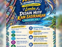 Festival AKRAB 2026 Gelar Lomba Desain Motif Sasirangan, Wadah Ekspresi dan Inovasi Ekonomi Kreatif Pesisir