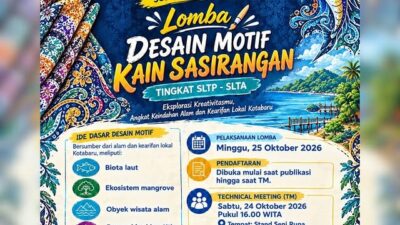 Festival AKRAB 2026 Gelar Lomba Desain Motif Sasirangan, Wadah Ekspresi dan Inovasi Ekonomi Kreatif Pesisir